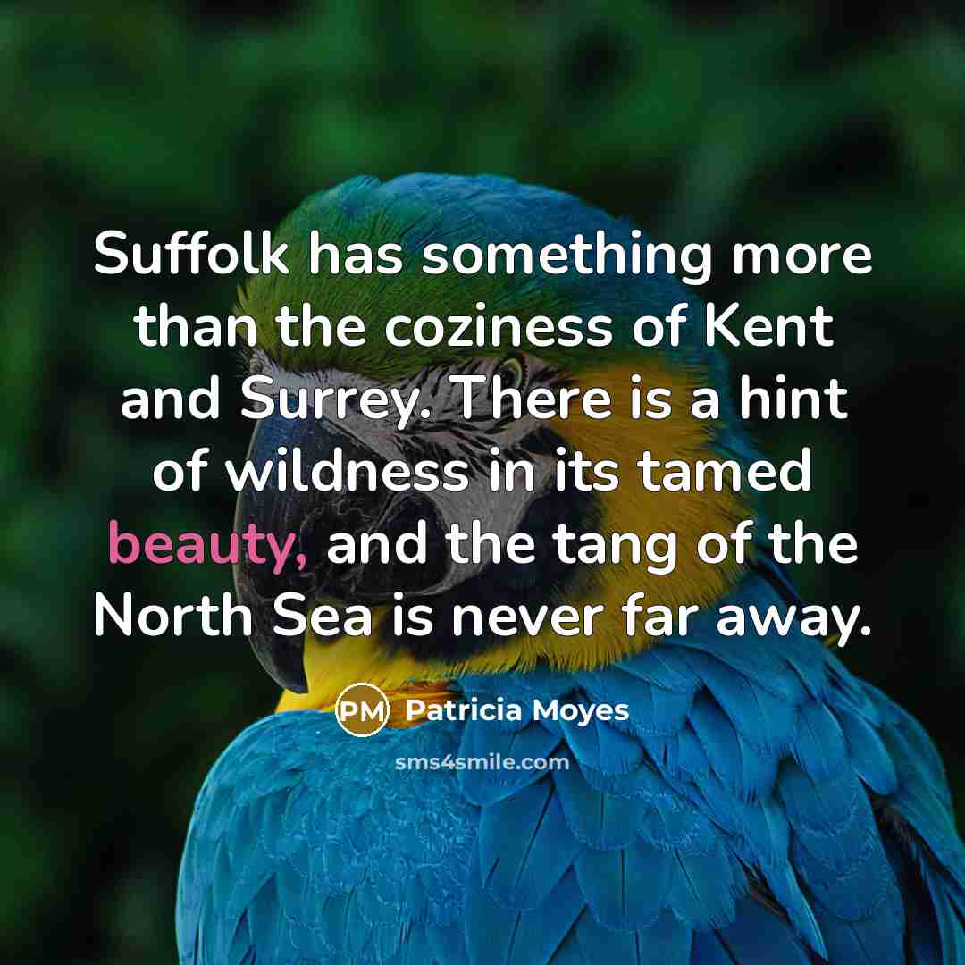 “Suffolk has something more than the coziness of Kent and Surrey. There is a hint of wildness in its tamed beauty, and the tang of the North Sea is never far away.” quote by Patricia Moyes