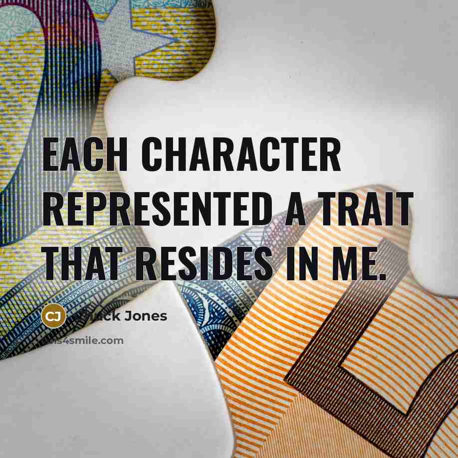 “Each character represented a trait that resides in me.” quote by Chuck Jones