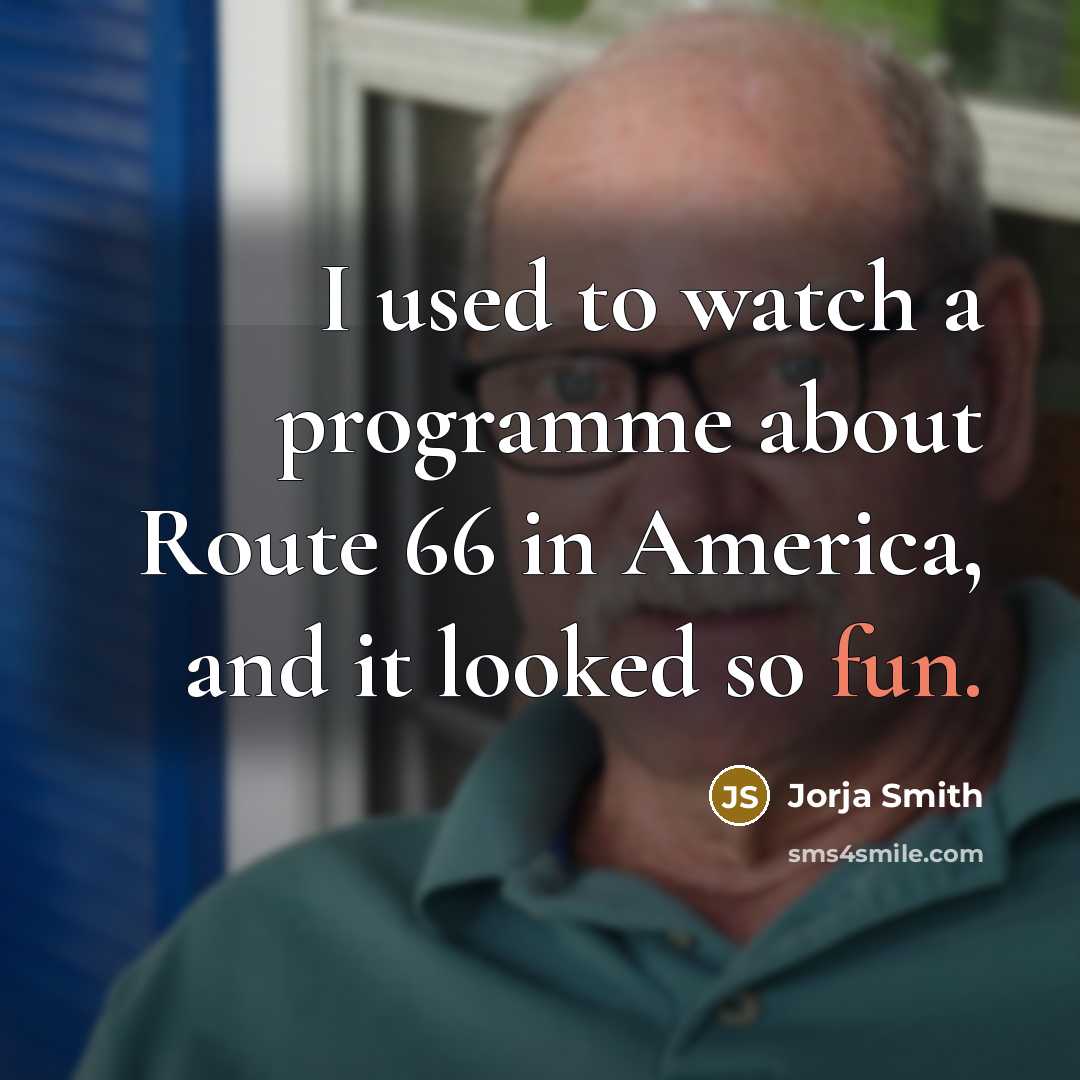 “I used to watch a programme about Route 66 in America, and it looked so fun.” quote by Jorja Smith