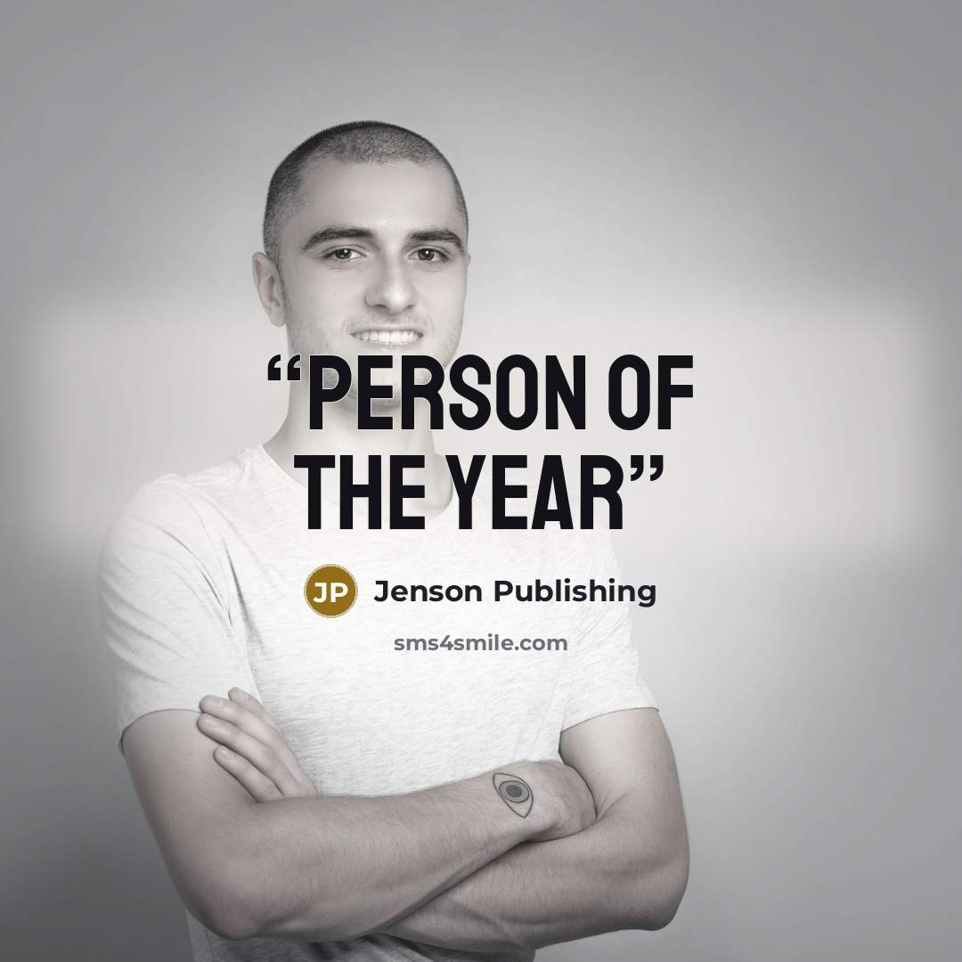 “Person of the year” quote by Jenson Publishing