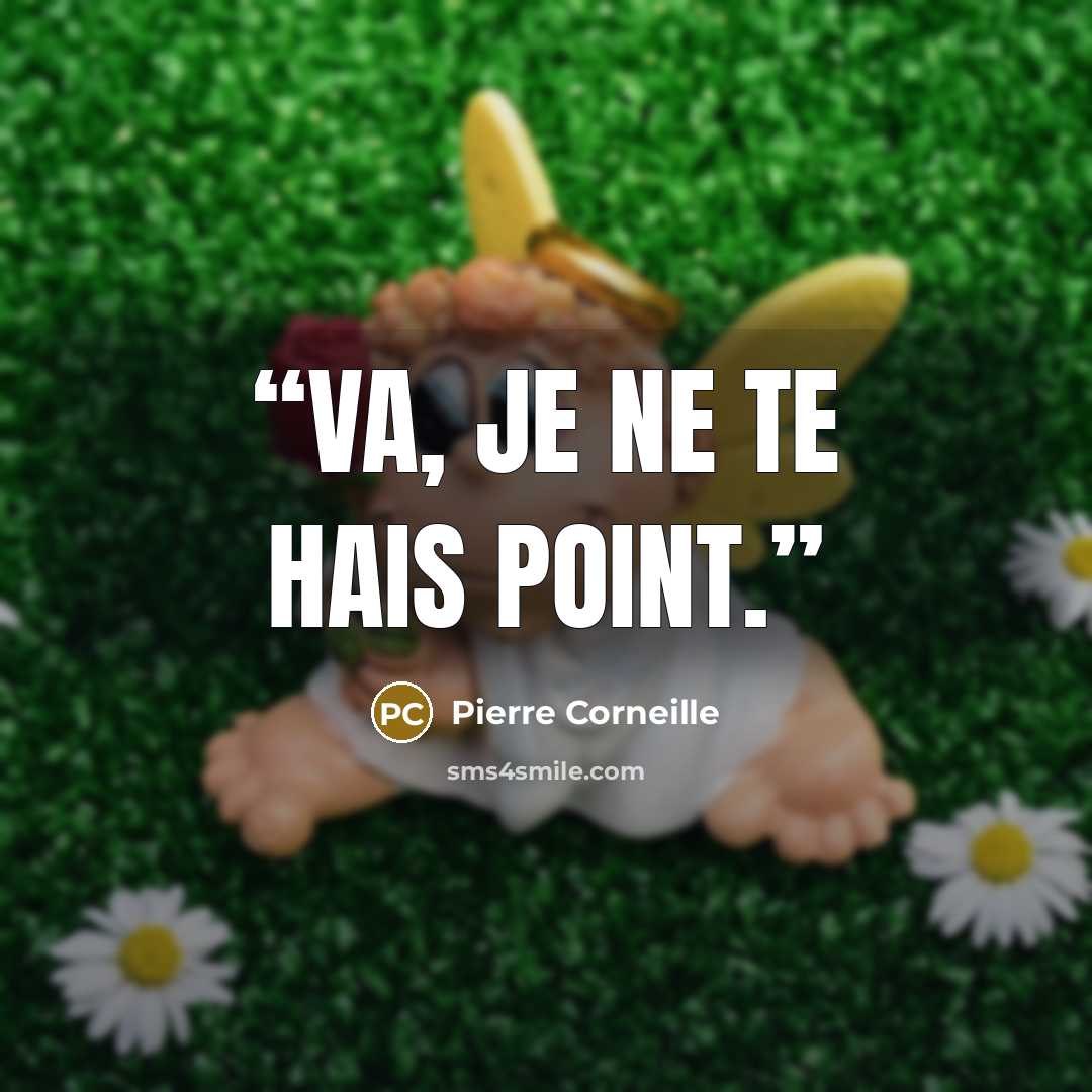“Va, je ne te hais point.” quote by Pierre Corneille