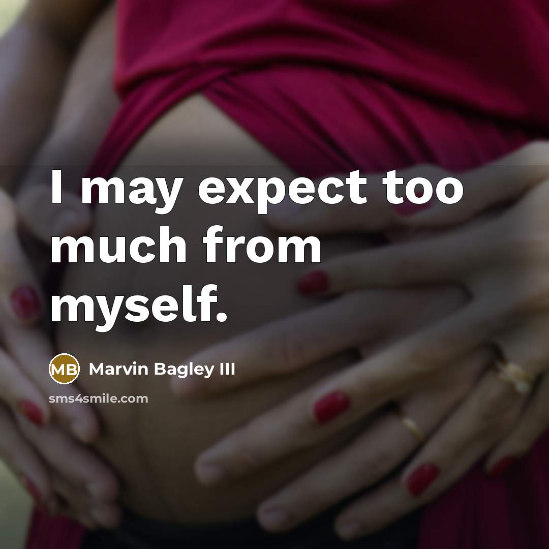 “I may expect too much from myself.” quote by Marvin Bagley III