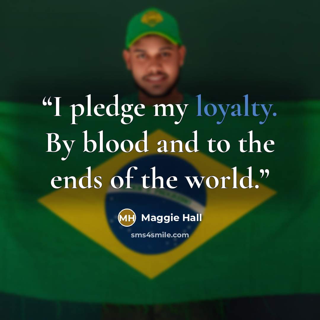 “I pledge my loyalty. By blood and to the ends of the world.” quote by Maggie Hall
