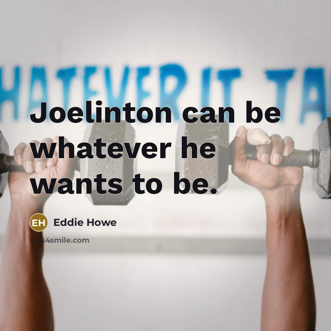 “Joelinton can be whatever he wants to be.” quote by Eddie Howe