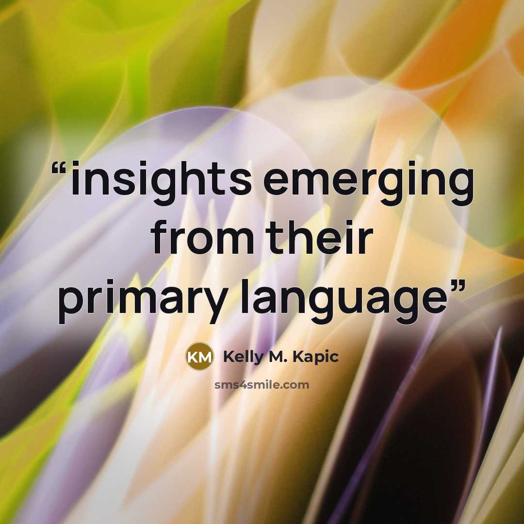 “insights emerging from their primary language” quote by Kelly M. Kapic