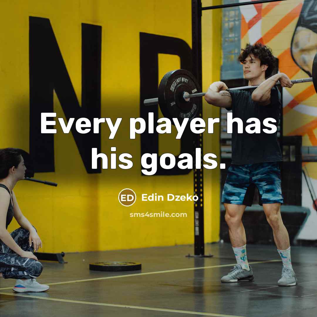 “Every player has his goals.” quote by Edin Dzeko