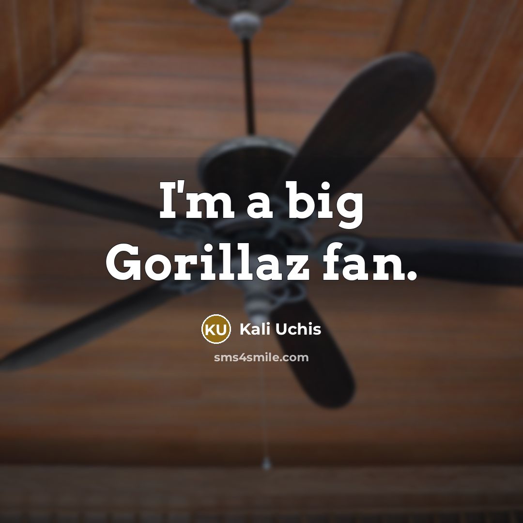 “I'm a big Gorillaz fan.” quote by Kali Uchis