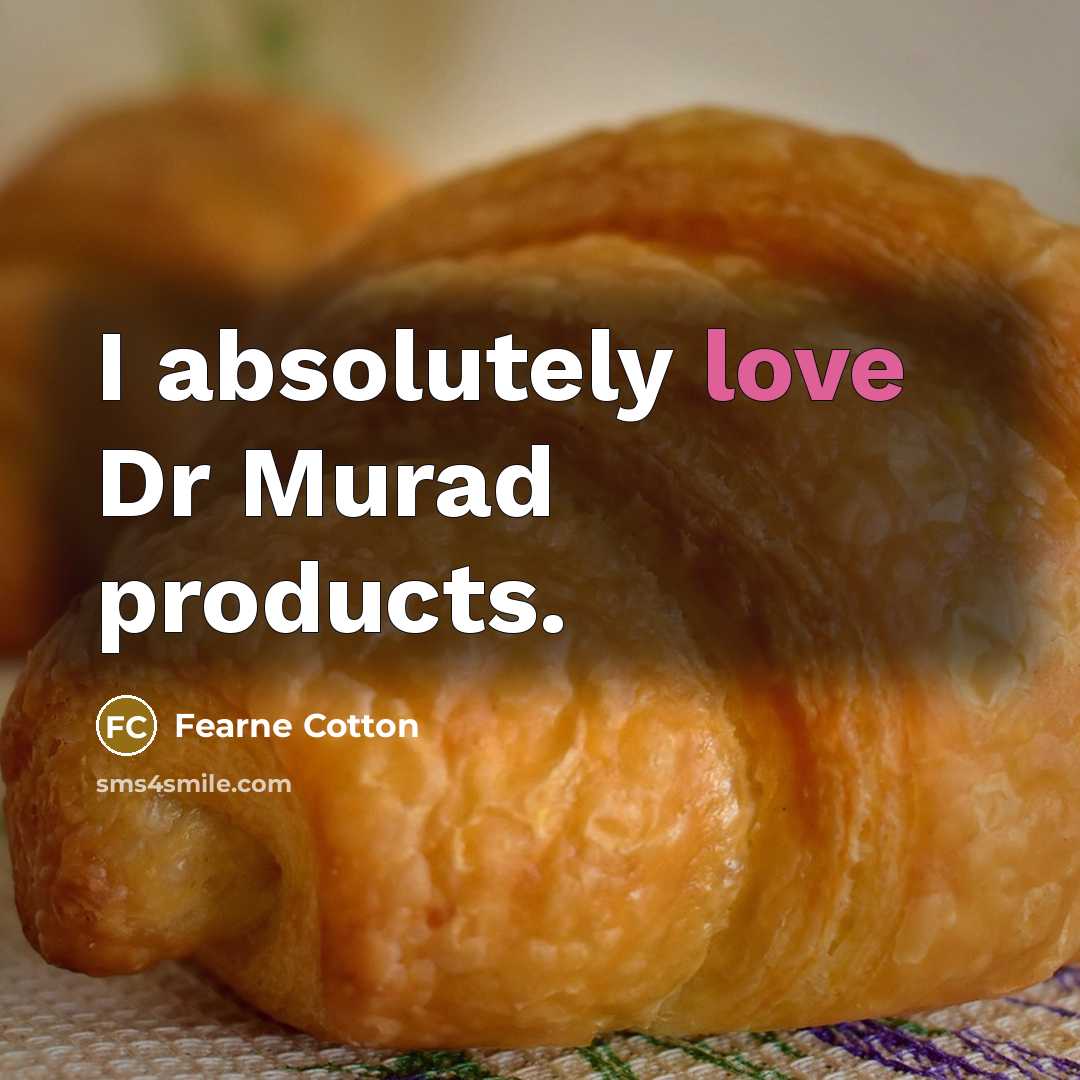 “I absolutely love Dr Murad products.” quote by Fearne Cotton
