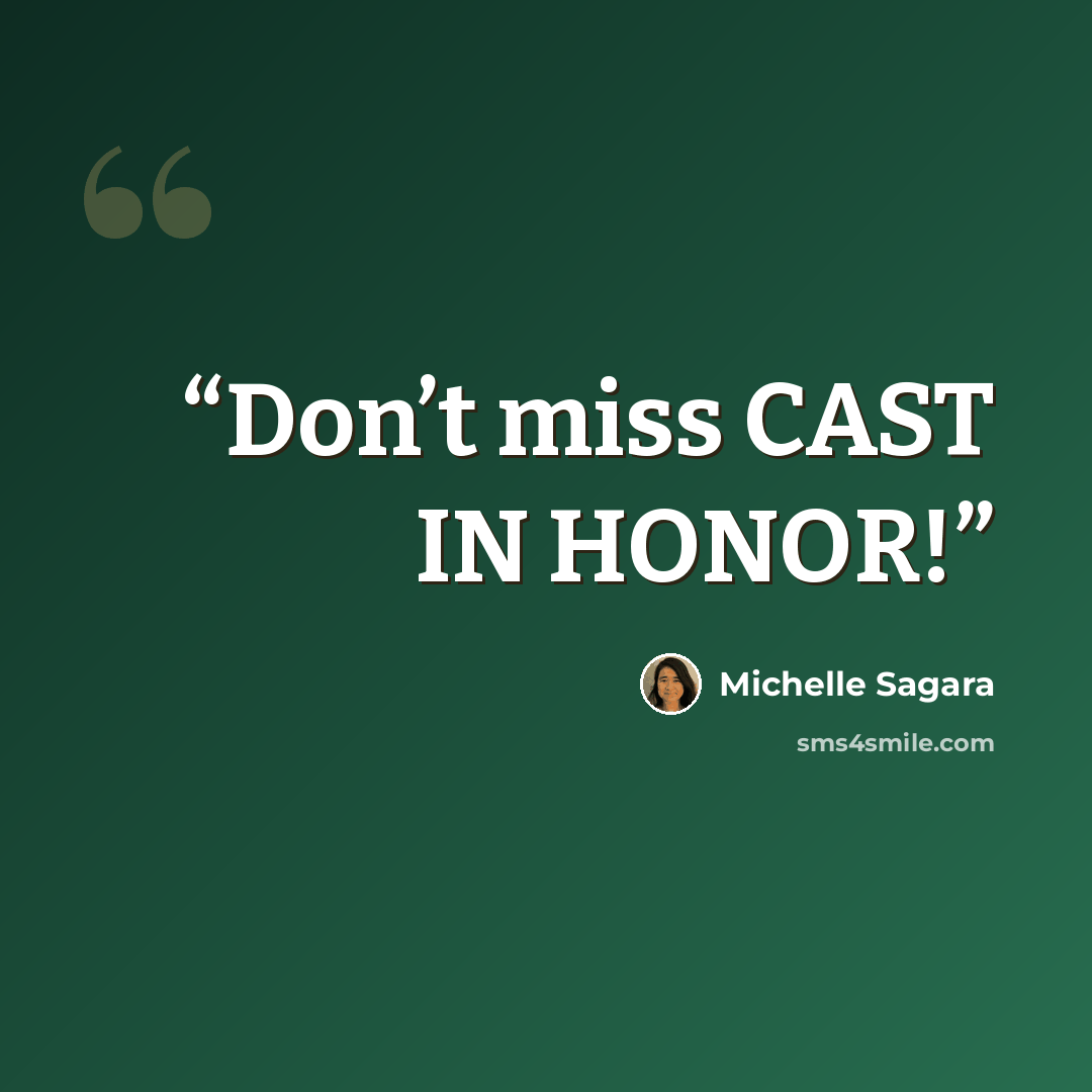 “Don’t miss CAST IN HONOR!” quote by Michelle Sagara