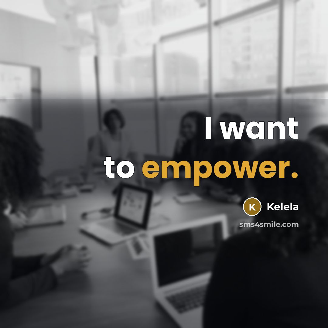 “I want to empower.” quote by Kelela