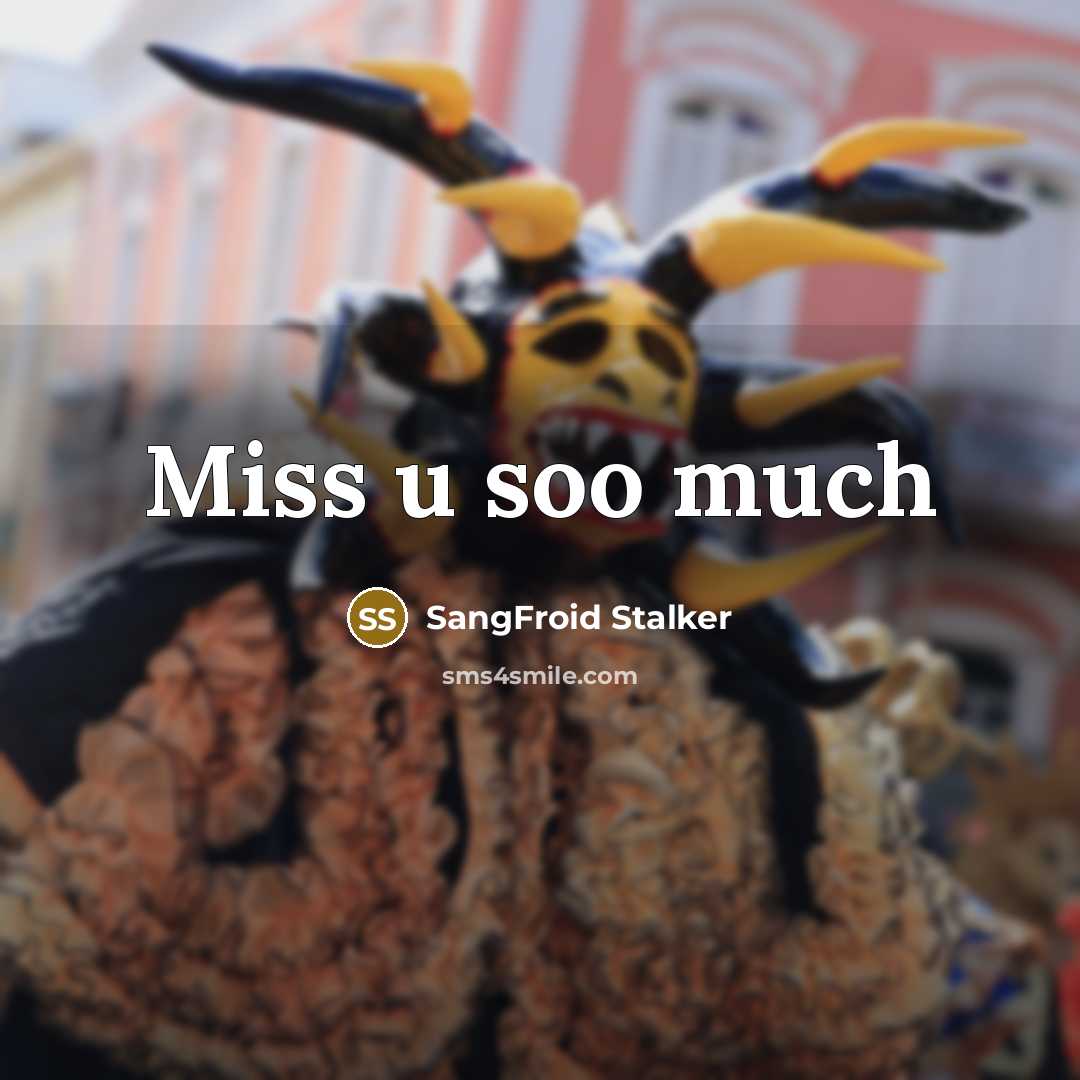 “Miss u soo much” quote by SangFroid Stalker