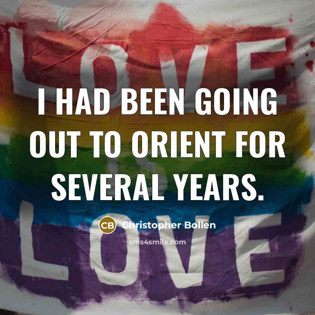 “I had been going out to Orient for several years.” quote by Christopher Bollen