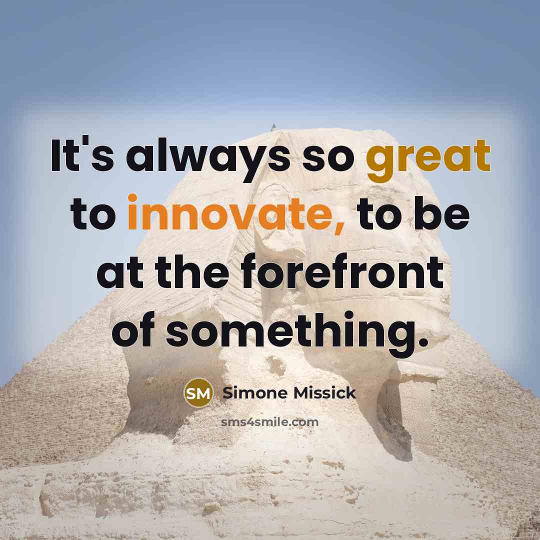 “It's always so great to innovate, to be at the forefront of something.” quote by Simone Missick