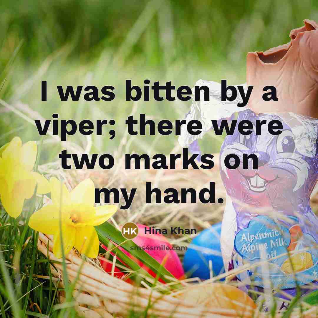 “I was bitten by a viper; there were two marks on my hand.” quote by Hina Khan