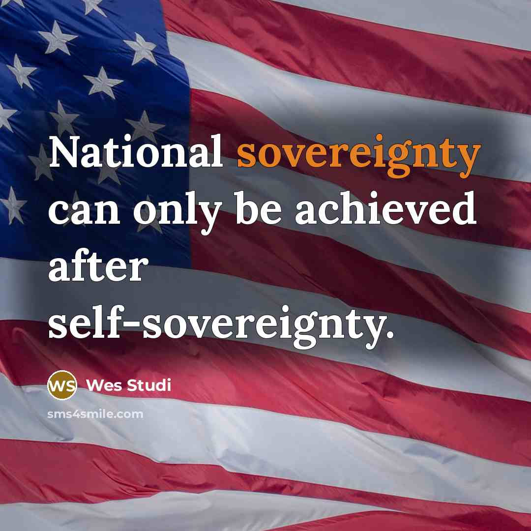 “National sovereignty can only be achieved after self-sovereignty.” quote by Wes Studi