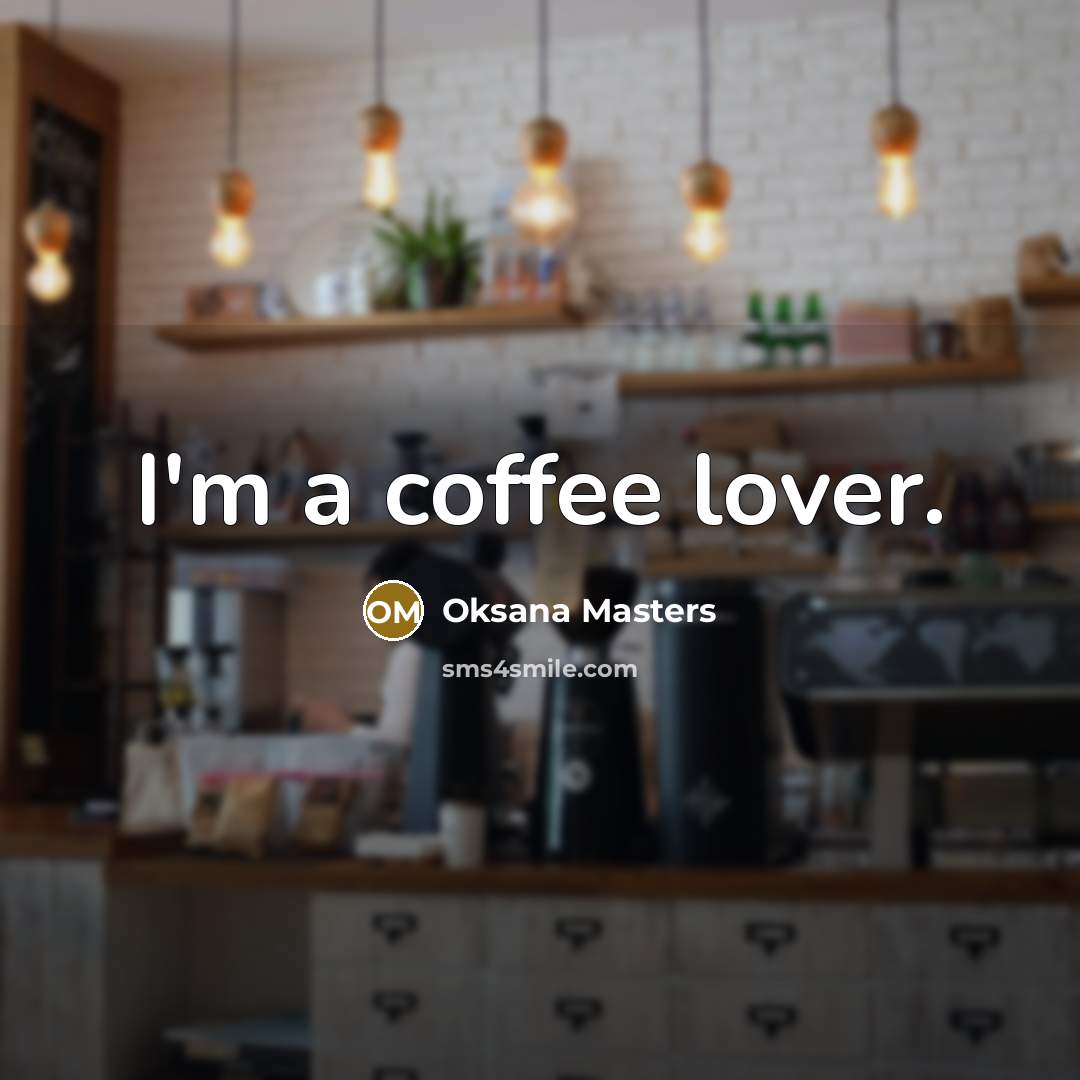 “I'm a coffee lover.” quote by Oksana Masters