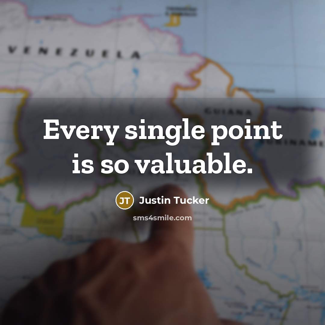 “Every single point is so valuable.” quote by Justin Tucker