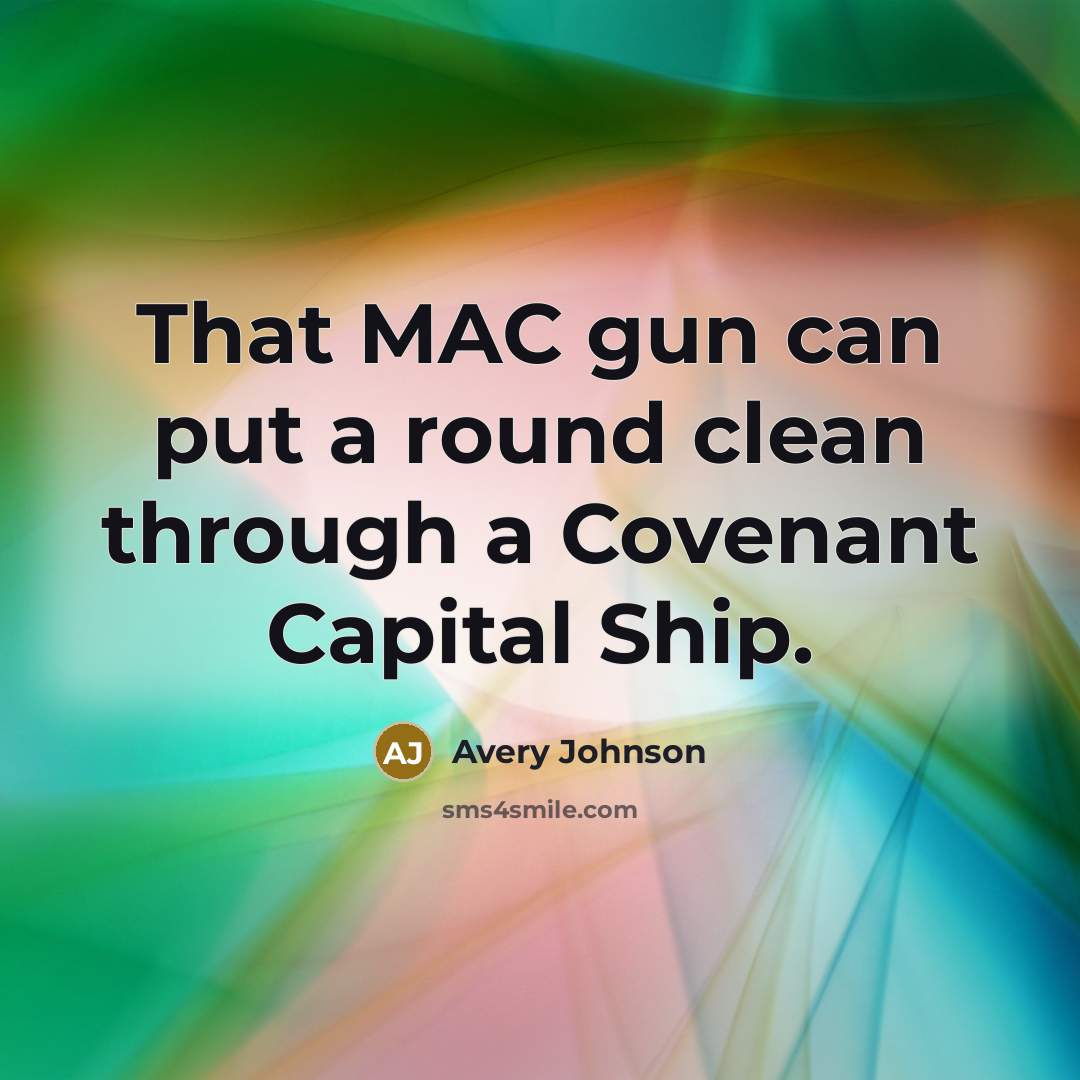 “That MAC gun can put a round clean through a Covenant Capital Ship.” quote by Avery Johnson