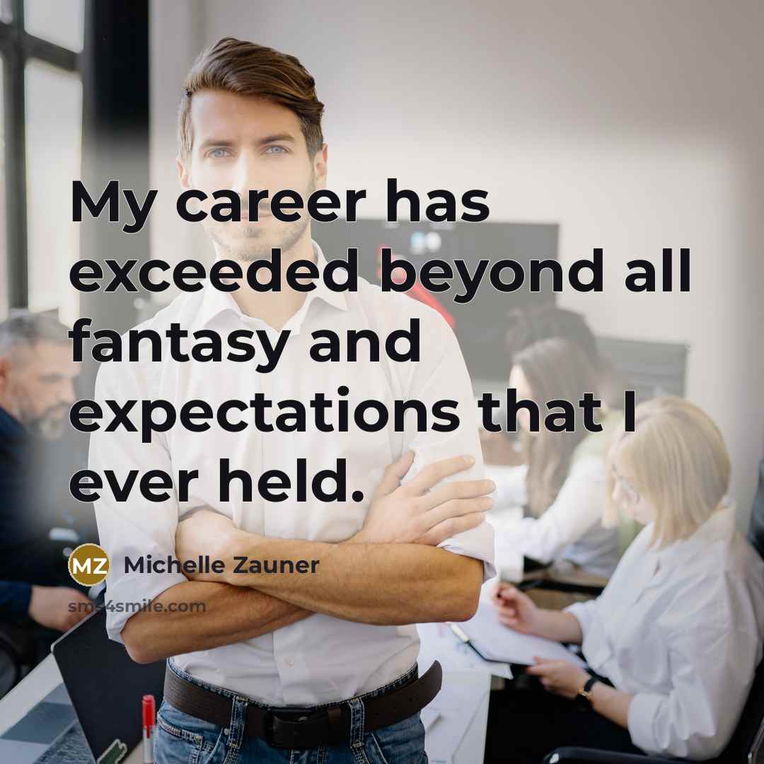 “My career has exceeded beyond all fantasy and expectations that I ever held.” quote by Michelle Zauner
