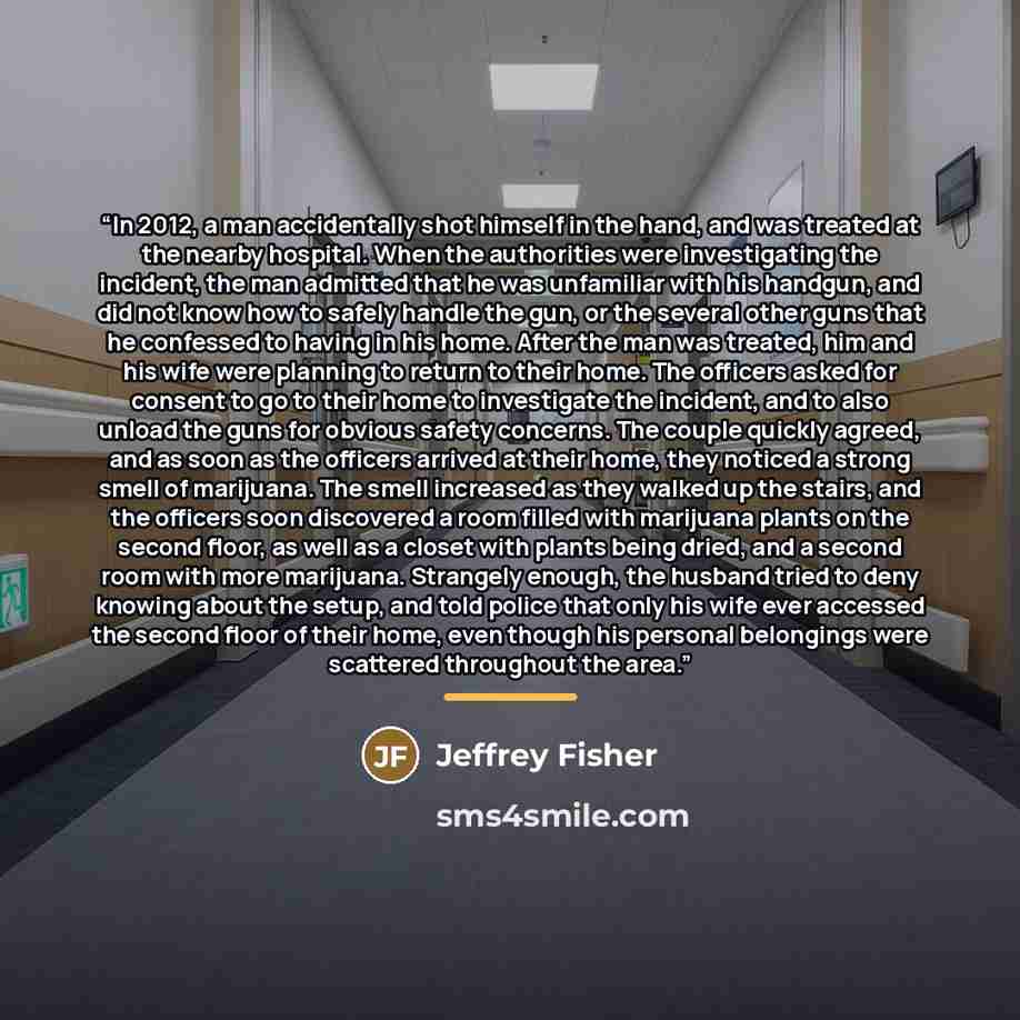 “In 2012, a man accidentally shot himself in the hand, and was treated at the nearby hospital. When the authorities were investigating the incident, the man admitted that he was unfamiliar with his handgun, and did not know how to safely handle the gun, or the several other guns that he confessed…” quote by Jeffrey Fisher