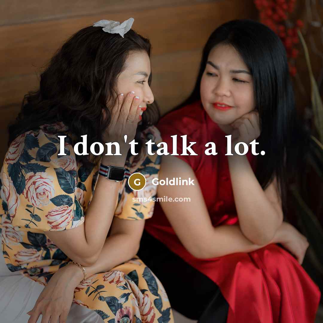 “I don't talk a lot.” quote by Goldlink