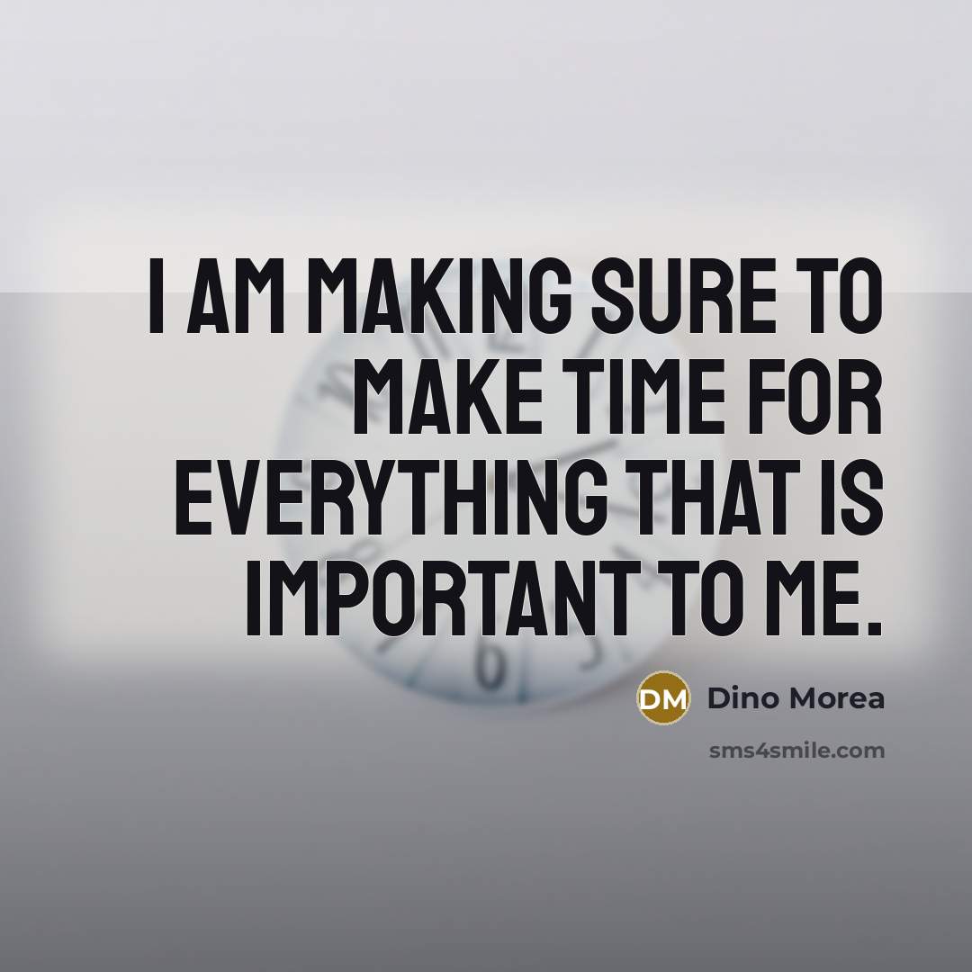 “I am making sure to make time for everything that is important to me.” quote by Dino Morea