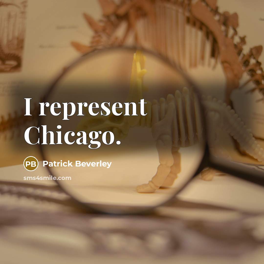 “I represent Chicago.” quote by Patrick Beverley