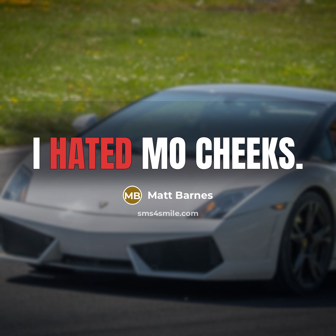 “I hated Mo Cheeks.” quote by Matt Barnes