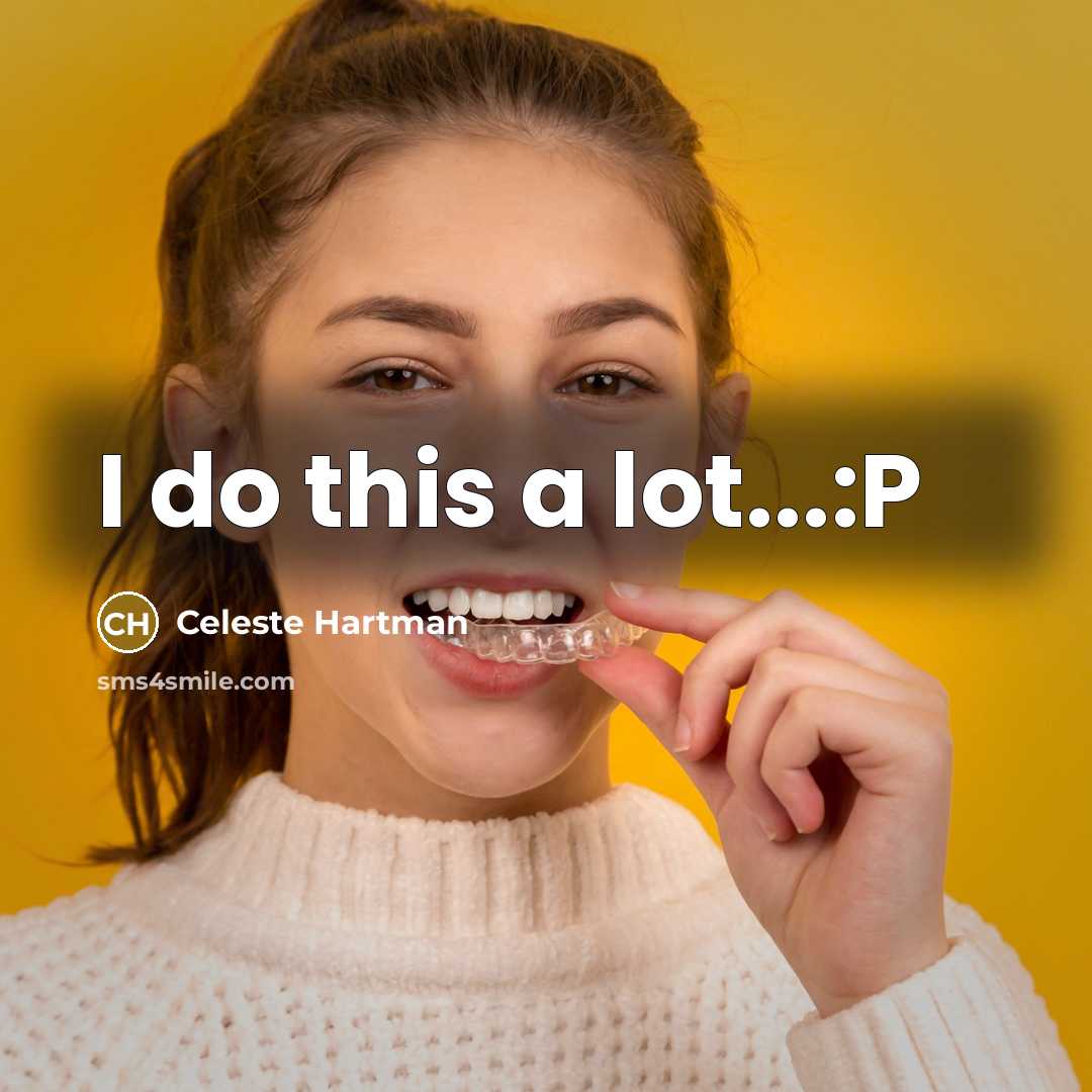 “I do this a lot...:P” quote by Celeste Hartman