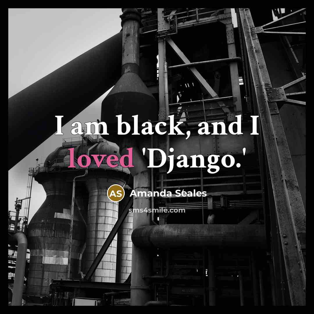 “I am black, and I loved 'Django.'” quote by Amanda Seales