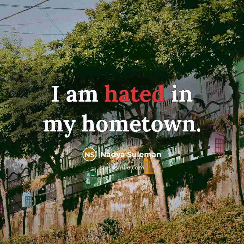 “I am hated in my hometown.” quote by Nadya Suleman