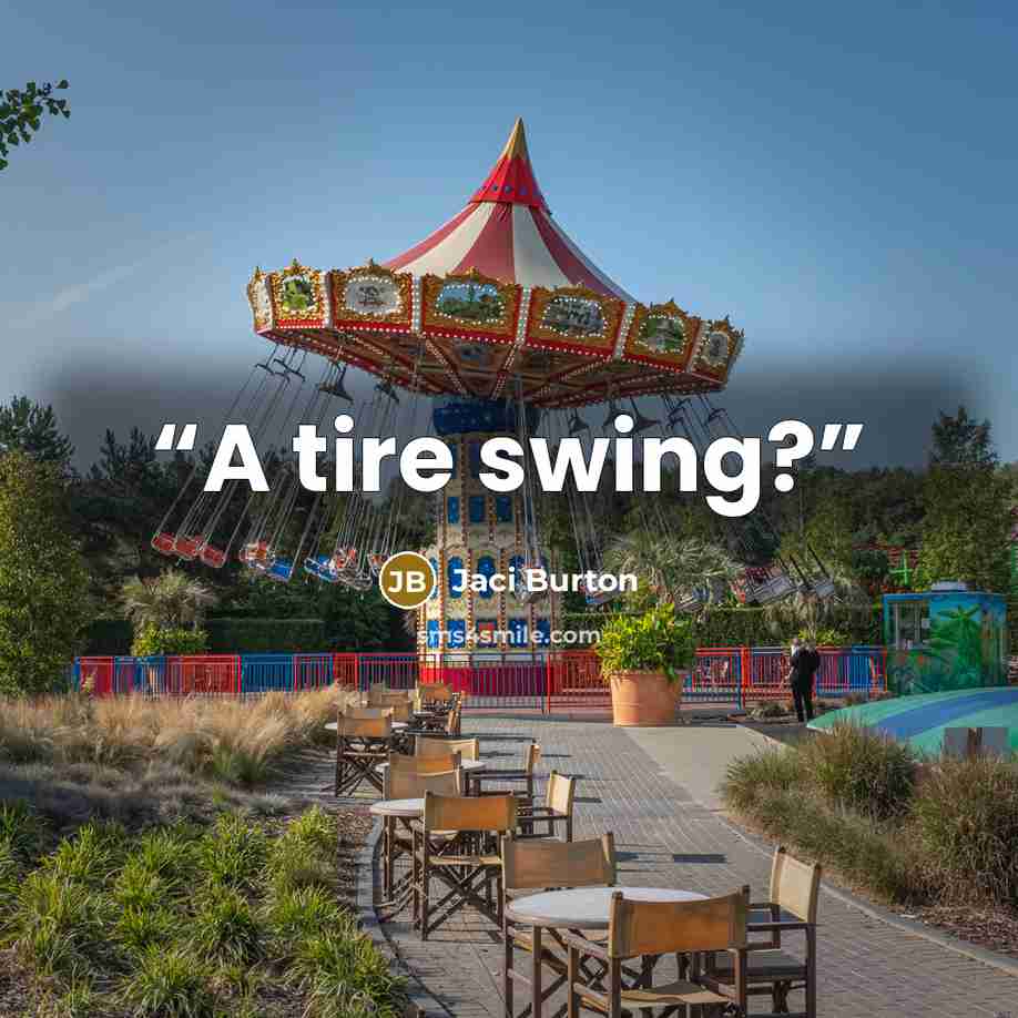 “A tire swing?” quote by Jaci Burton