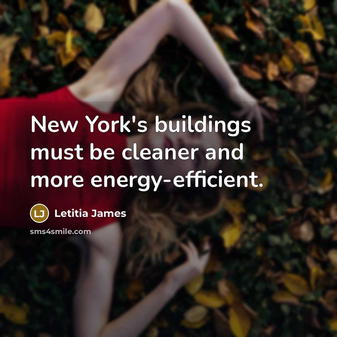 “New York's buildings must be cleaner and more energy-efficient.” quote by Letitia James