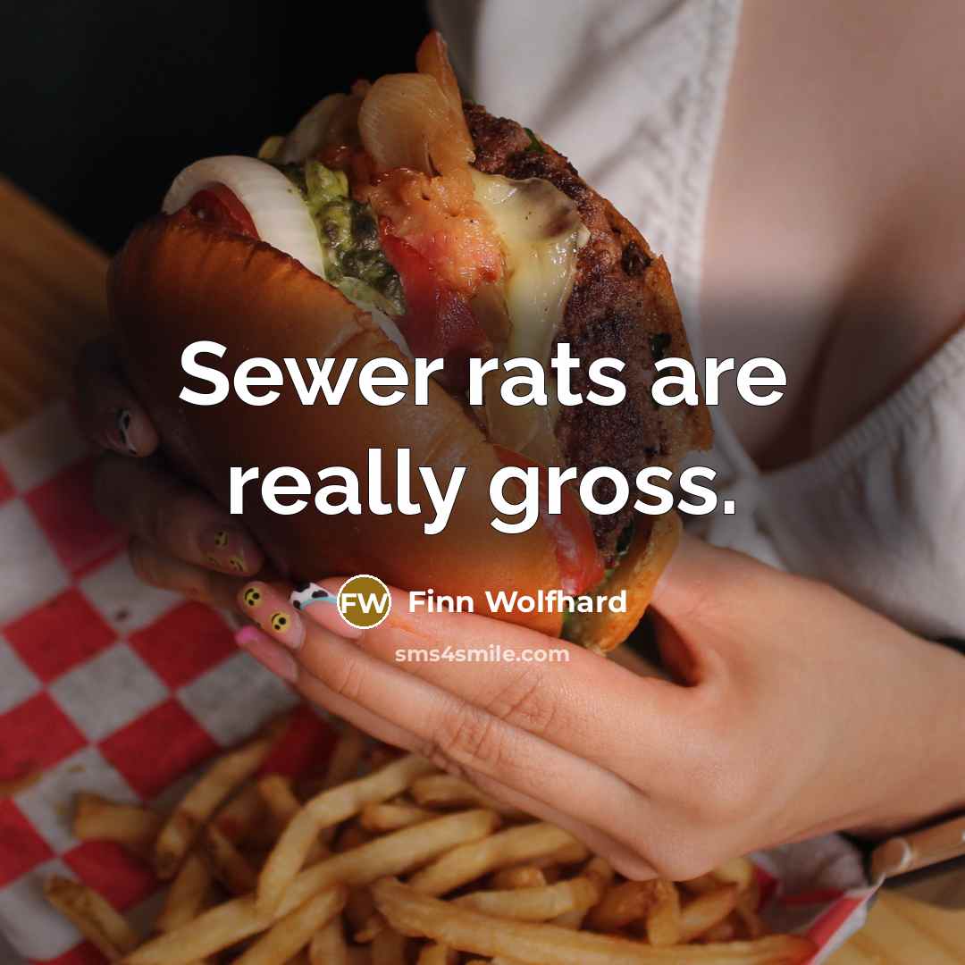 “Sewer rats are really gross.” quote by Finn Wolfhard