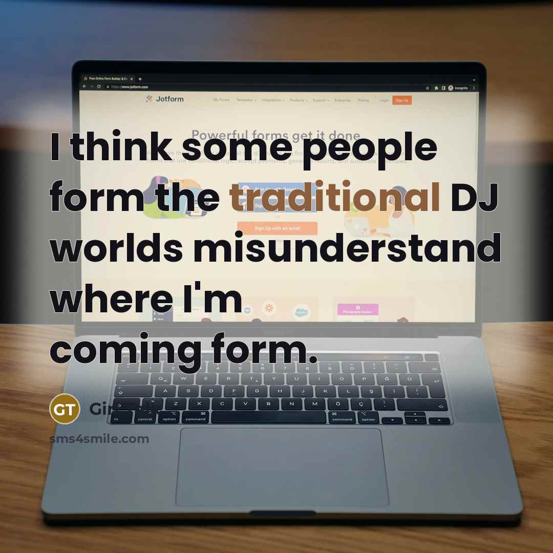 “I think some people form the traditional DJ worlds misunderstand where I'm coming form.” quote by Girl Talk