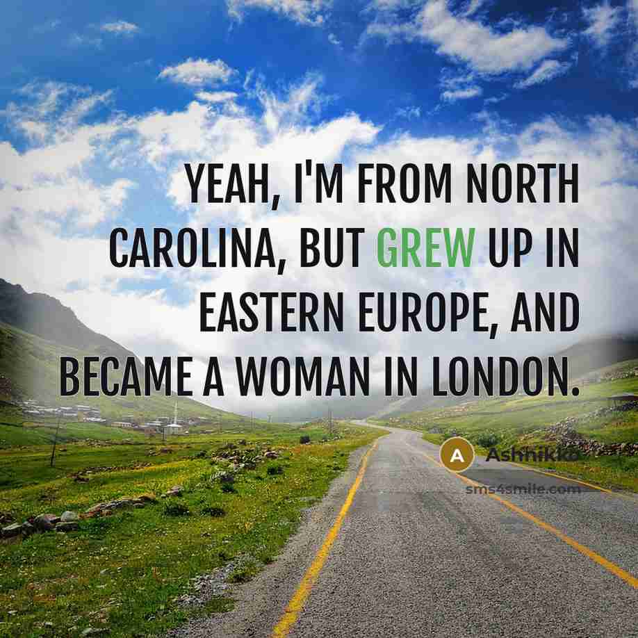 “Yeah, I'm from North Carolina, but grew up in Eastern Europe, and became a woman in London.” quote by Ashnikko