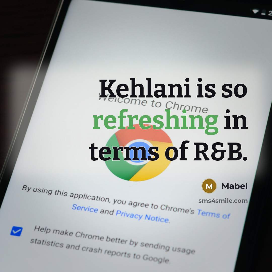 “Kehlani is so refreshing in terms of R&B.” quote by Mabel