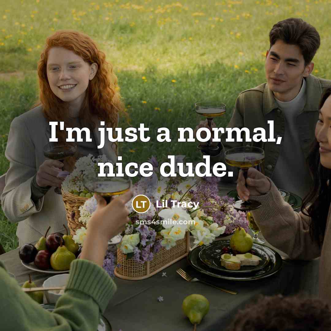 “I'm just a normal, nice dude.” quote by Lil Tracy