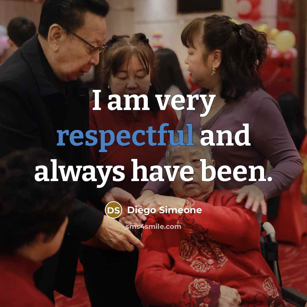 “I am very respectful and always have been.” quote by Diego Simeone