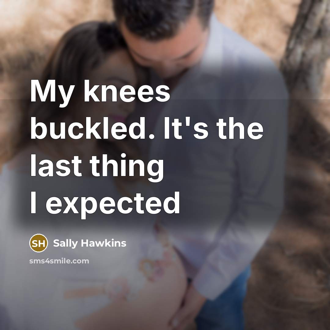 “My knees buckled. It's the last thing I expected” quote by Sally Hawkins