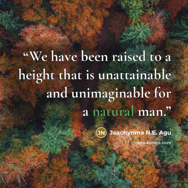 “We have been raised to a height that is unattainable and unimaginable for a natural man.” quote by Jaachynma N.E. Agu