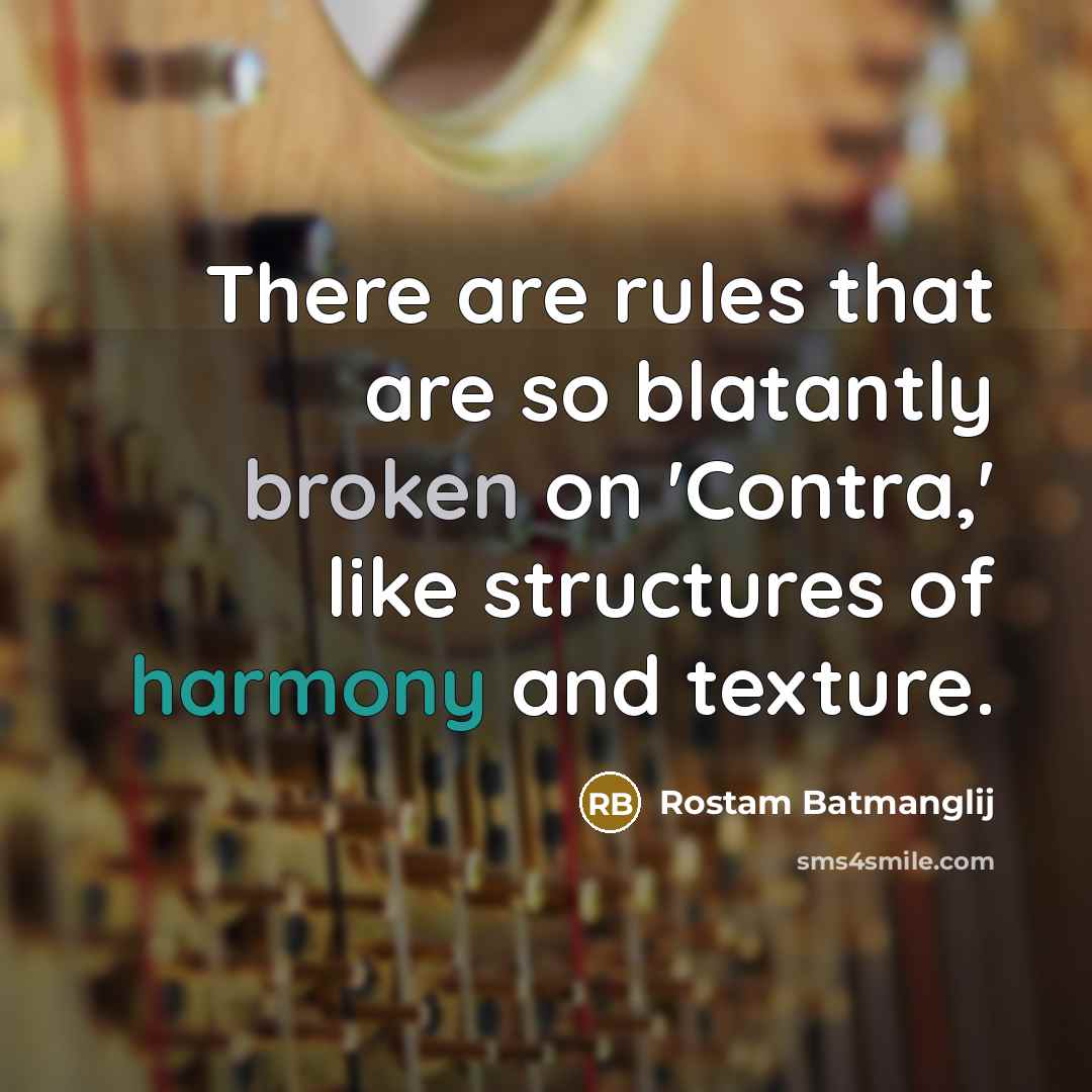 “There are rules that are so blatantly broken on 'Contra,' like structures of harmony and texture.” quote by Rostam Batmanglij