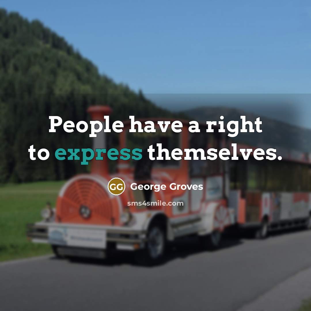 “People have a right to express themselves.” quote by George Groves