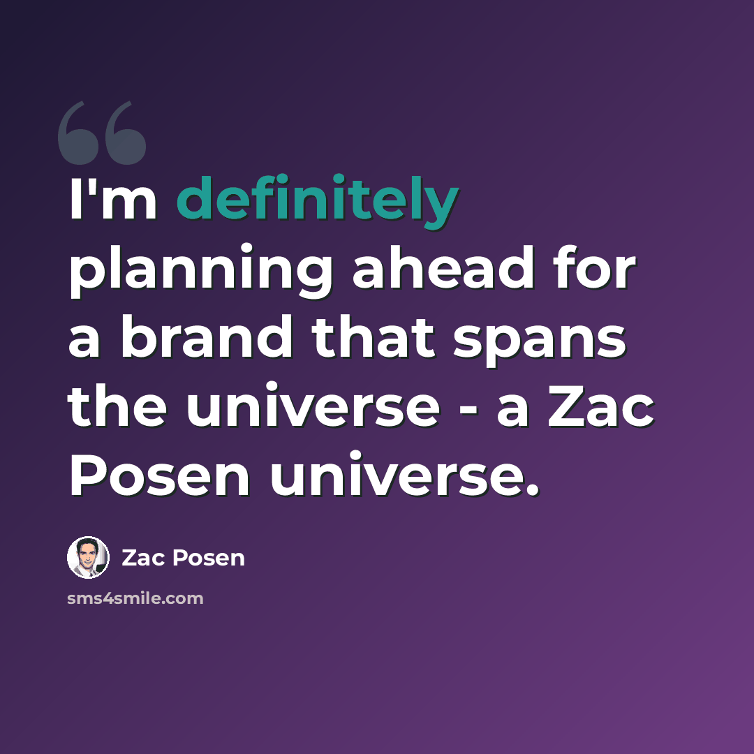 “I'm definitely planning ahead for a brand that spans the universe - a Zac Posen universe.” quote by Zac Posen