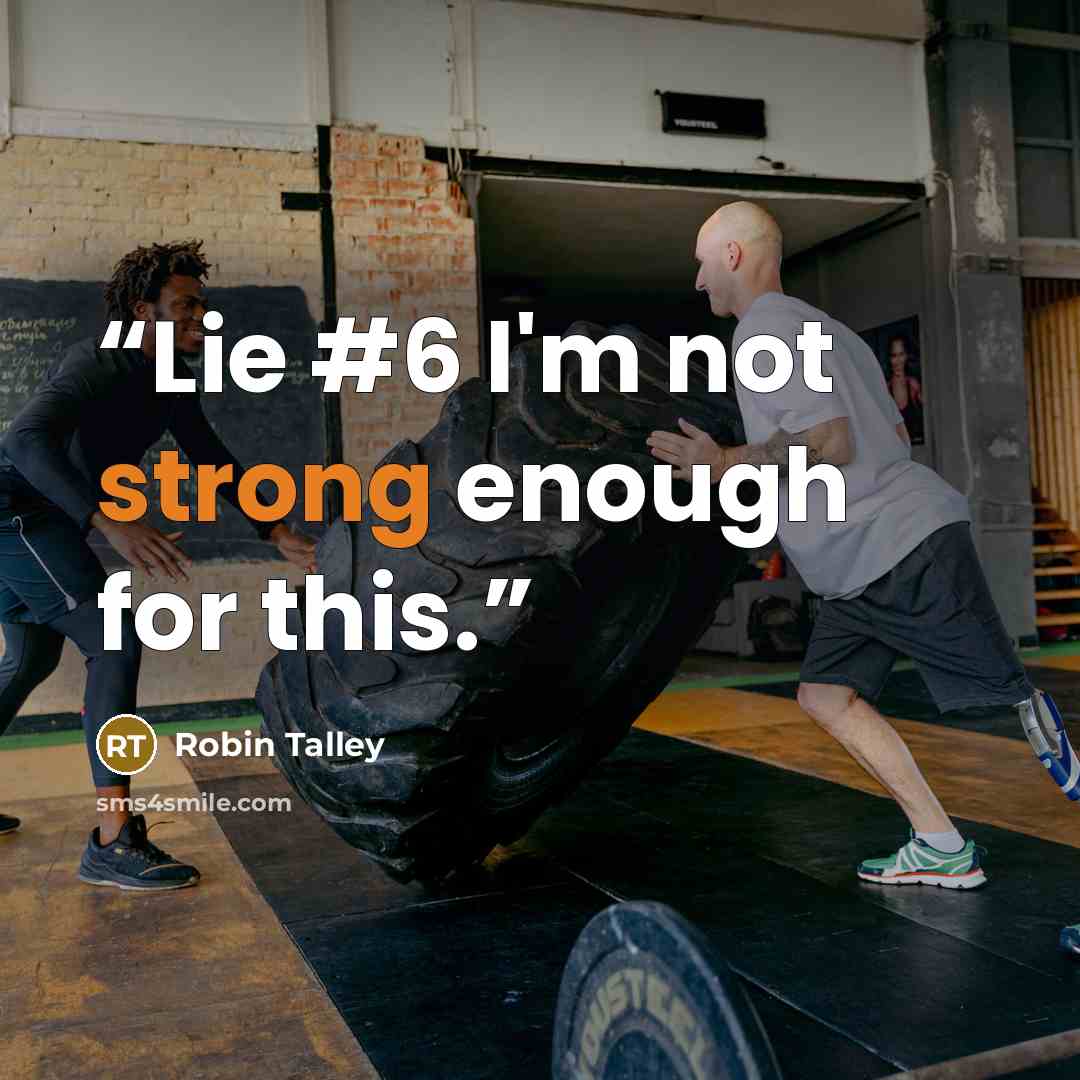 “Lie #6 I'm not strong enough for this.” quote by Robin Talley
