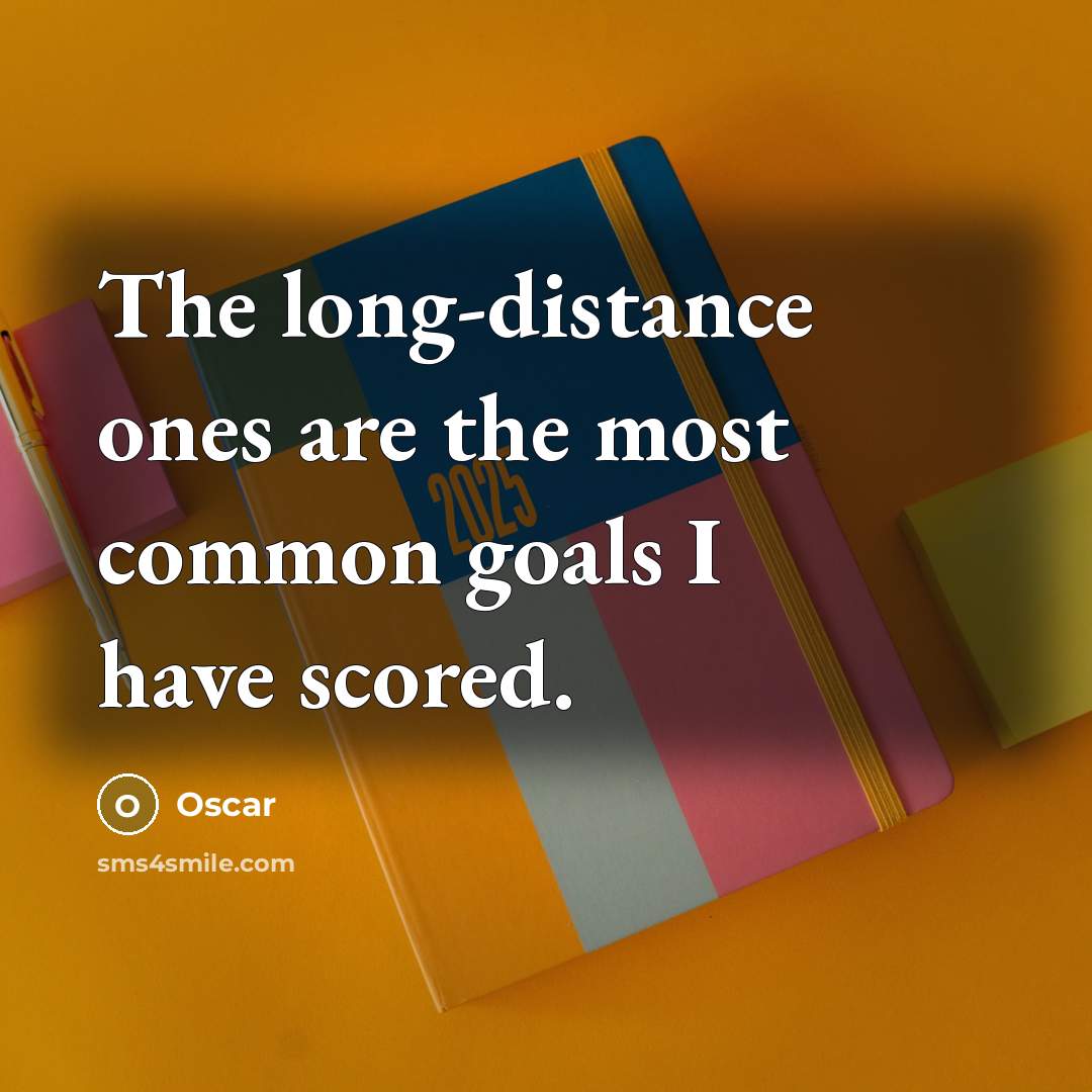 “The long-distance ones are the most common goals I have scored.” quote by Oscar
