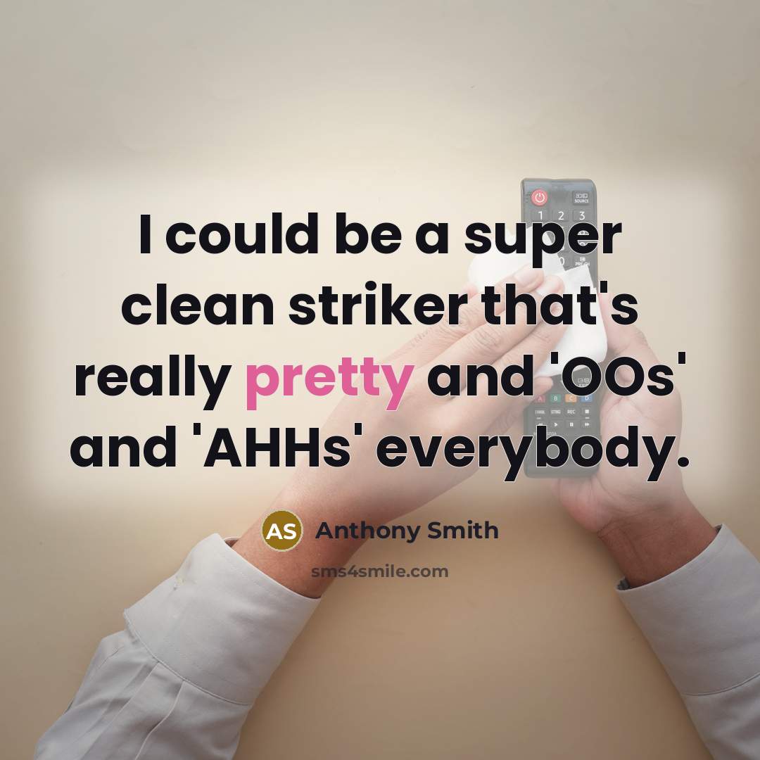 “I could be a super clean striker that's really pretty and 'OOs' and 'AHHs' everybody.” quote by Anthony Smith