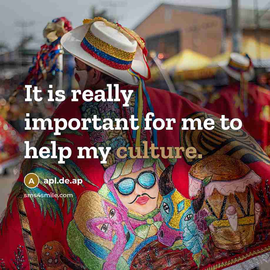“It is really important for me to help my culture.” quote by apl.de.ap