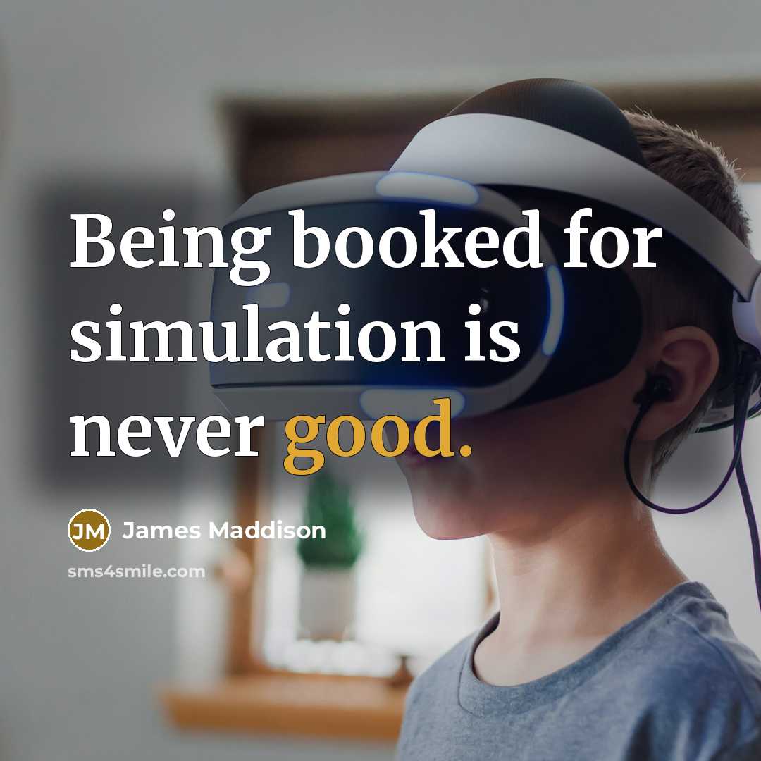 “Being booked for simulation is never good.” quote by James Maddison