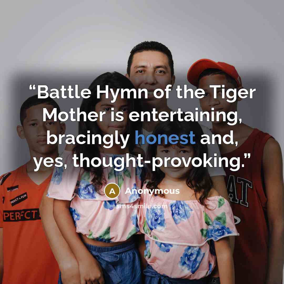 “Battle Hymn of the Tiger Mother is entertaining, bracingly honest and, yes, thought-provoking.” quote by Anonymous